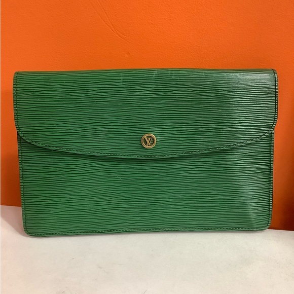 Louis Vuitton Handbags - Large Louis Vuitton Epi Leather Clutch